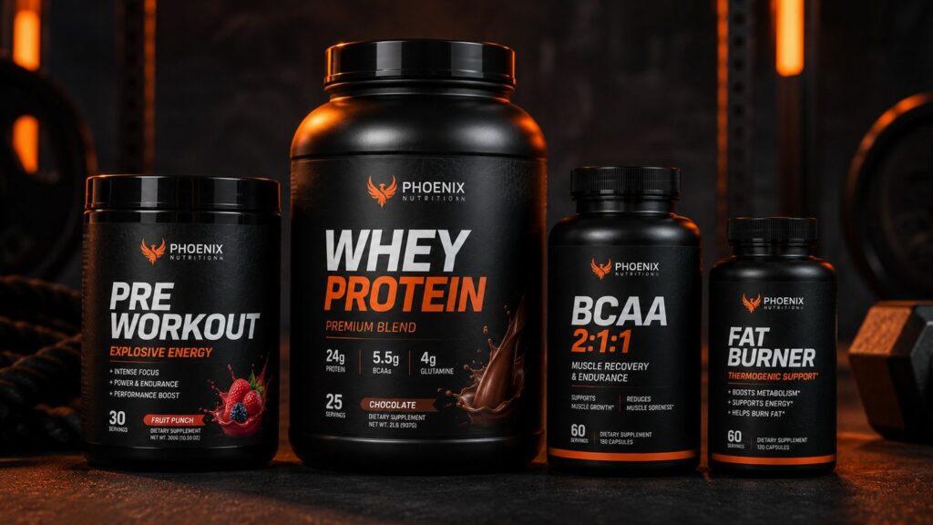 Best supplements to support jumping jacks calorie burn – pre-workout, protein, fat burner, BCAA stack.