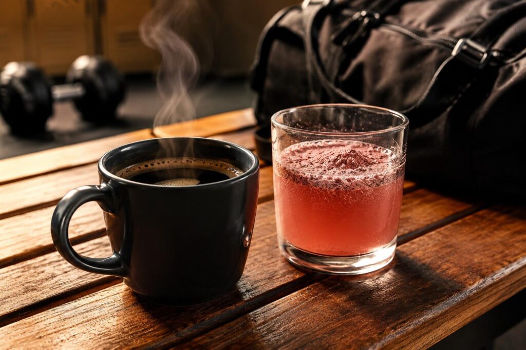 Caffeine in pre-workout supplements boosts metabolism and fat burning for weight loss.
