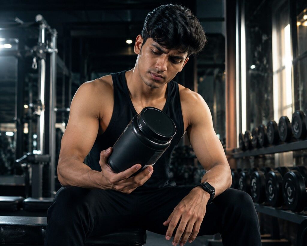 Gym-goer considering adding creatine to mass gainer stack during a weight gain plateau at month 4 of transformation.