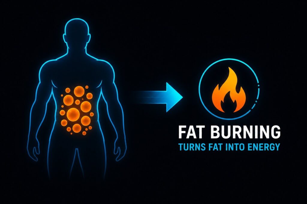 Pre-workout enhancing fat burning in fasted state workout.
