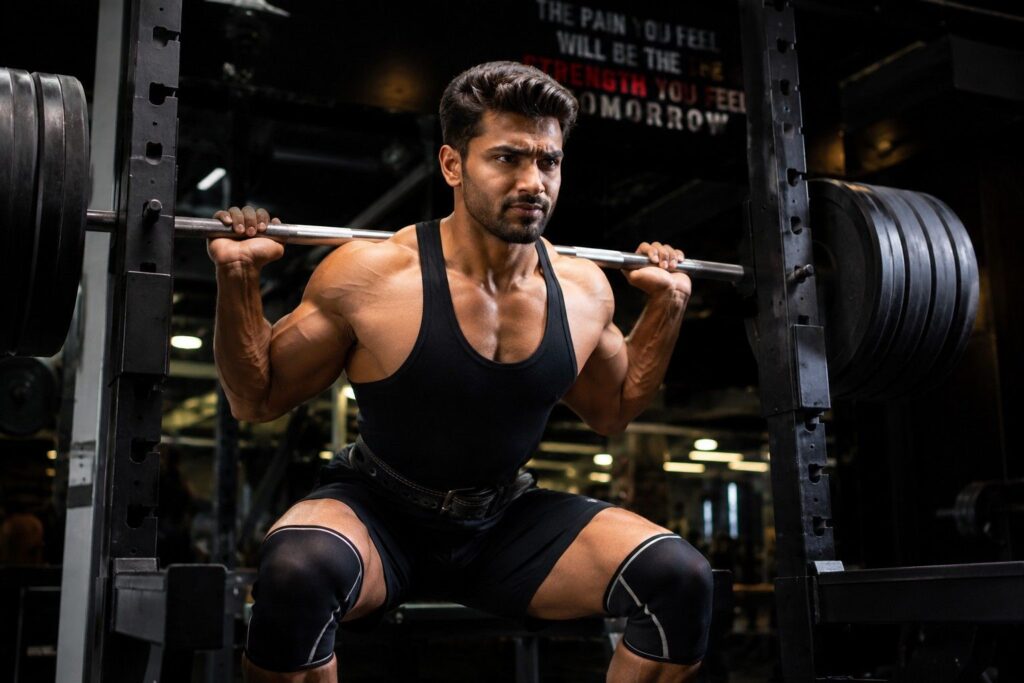 pre workout helping strength training and muscle fatigue delay