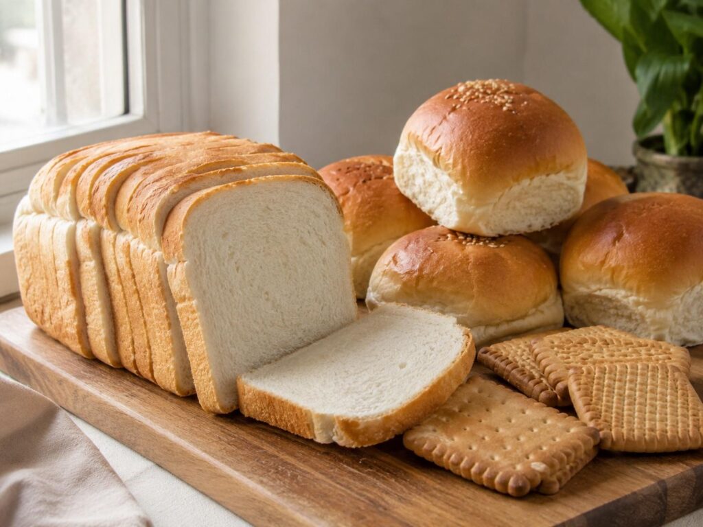 Refined maida products like white bread to avoid for fat loss